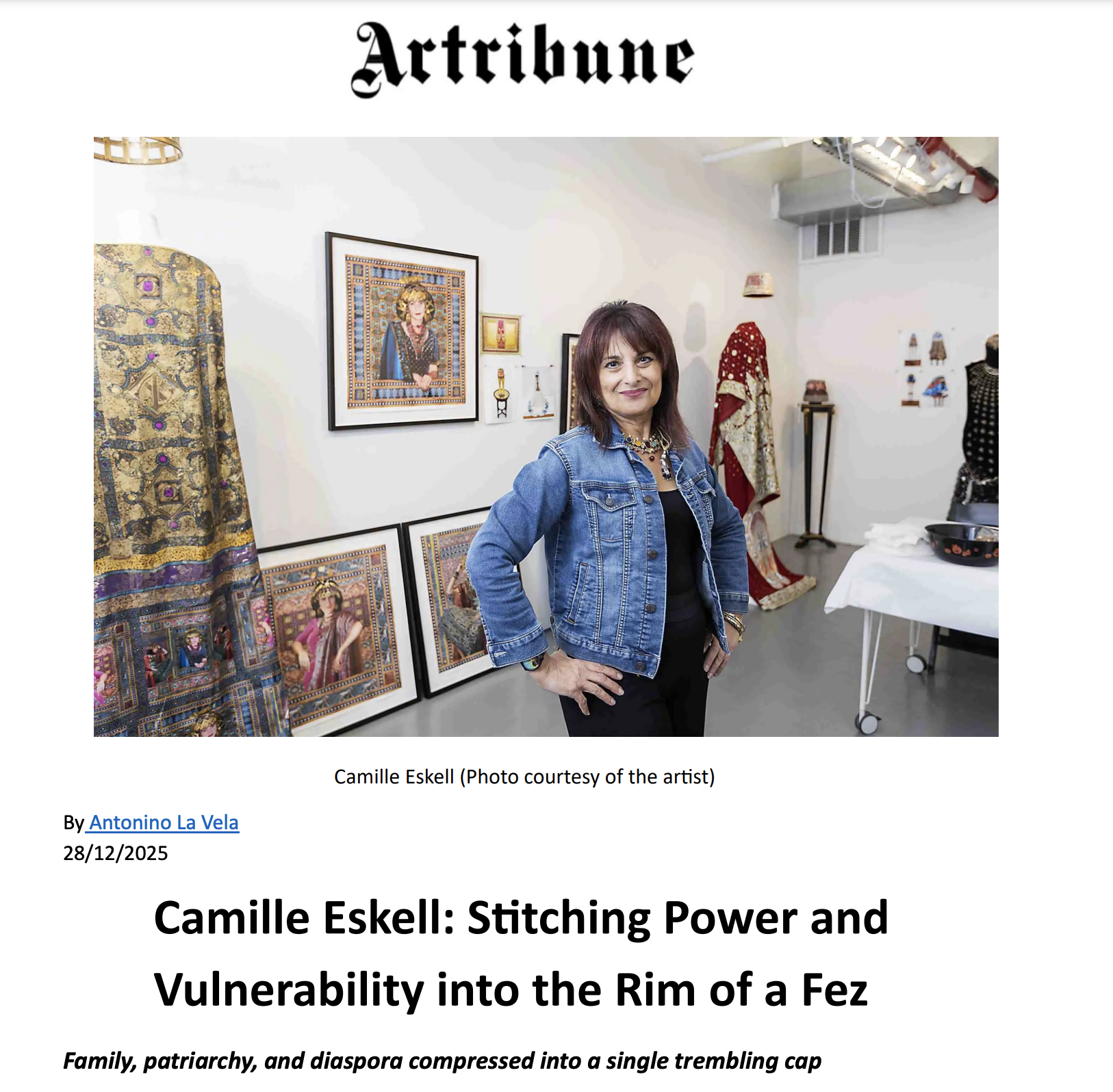 Art Tribune, Dec 25, 2025