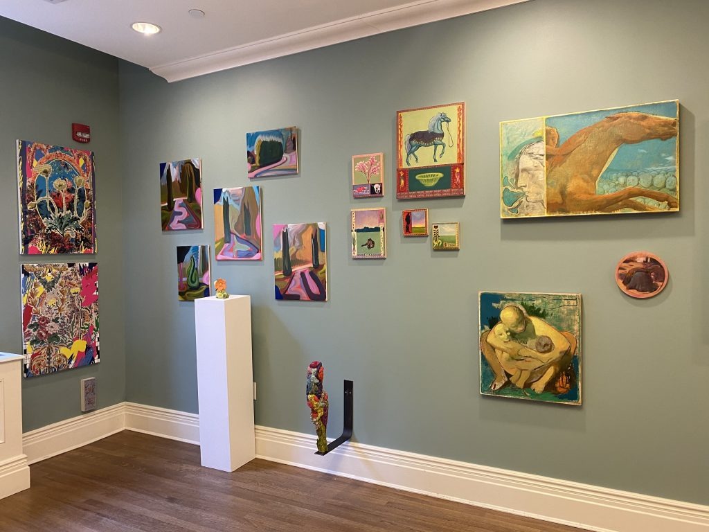 Work at the Spring/Break "Secret Show." Photo by Sarah Cascone.